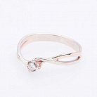Помолвочное кольцо с бриллиантом 15630 от ювелирного магазина Оникс - 1