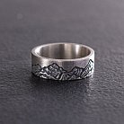 Серебряное кольцо "С видом на горы" 112687 от ювелирного магазина Оникс - 7