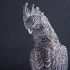 Серебряная фигура ручной работы "Попугай" сер00023 от ювелирного магазина Оникс - 5
