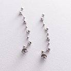 Срібні сережки "Кульки" 122831 от ювелирного магазина Оникс - 4