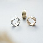 Тройное кольцо с фианитами к02619 от ювелирного магазина Оникс - 9