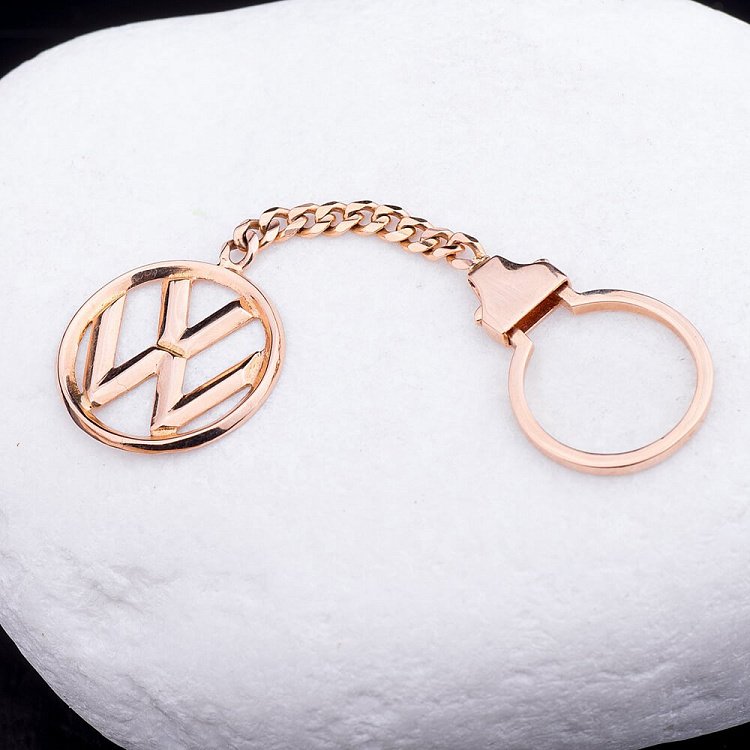 Золотий брелок "Volkswagen-Фольксваген" бр00001фвн від ювелірного магазину Онікс - 1