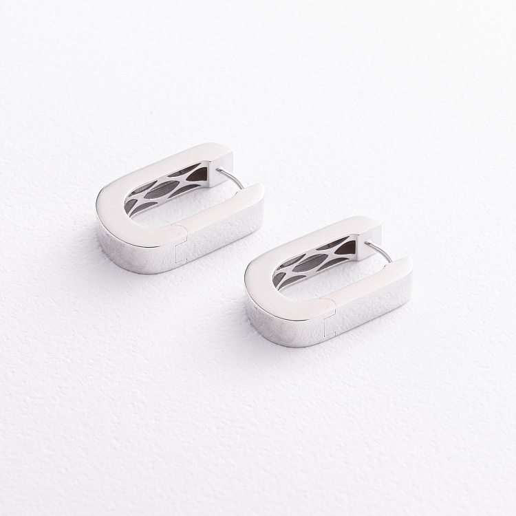 Сережки "Grace" у білому золоті с09693 від ювелірного магазину Онікс - 2