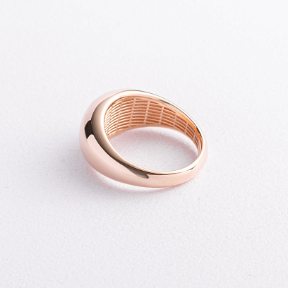 Кольцо "Ashley" в красном золоте к08368 №3