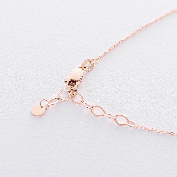 Золотое колье "Треугольники" кол01455 от ювелирного магазина Оникс - 1