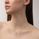 Золота підвіска "Конюшина" з діамантами пб0372lg от ювелирного магазина Оникс - 1