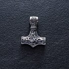 Серебряная подвеска "Молот Тора" 132753 от ювелирного магазина Оникс - 11