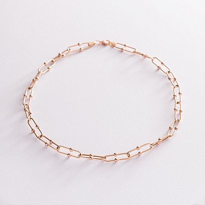 Кольє "Фантазія" в червоному золоті кол01915