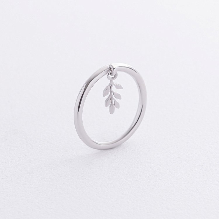 Кольцо "Веточка" в серебре 7250 от ювелирного магазина Оникс