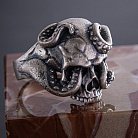 Чоловічий срібний перстень "Череп зі щупальцями восьминога" 112716 от ювелирного магазина Оникс - 2