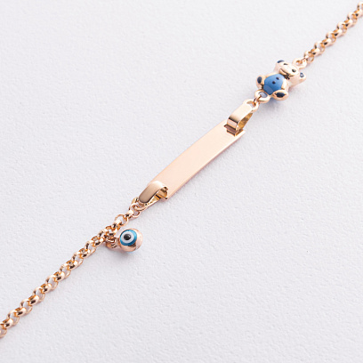 Дитячий браслет для гравіювання "Ведмедик" б05618 №2