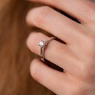 Помолвочное золотое кольцо с бриллиантом кб0397z от ювелирного магазина Оникс - 1