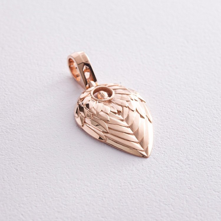 Кулон "Ангел Хранитель" в красном золоте 132702400 от ювелирного магазина Оникс - 6