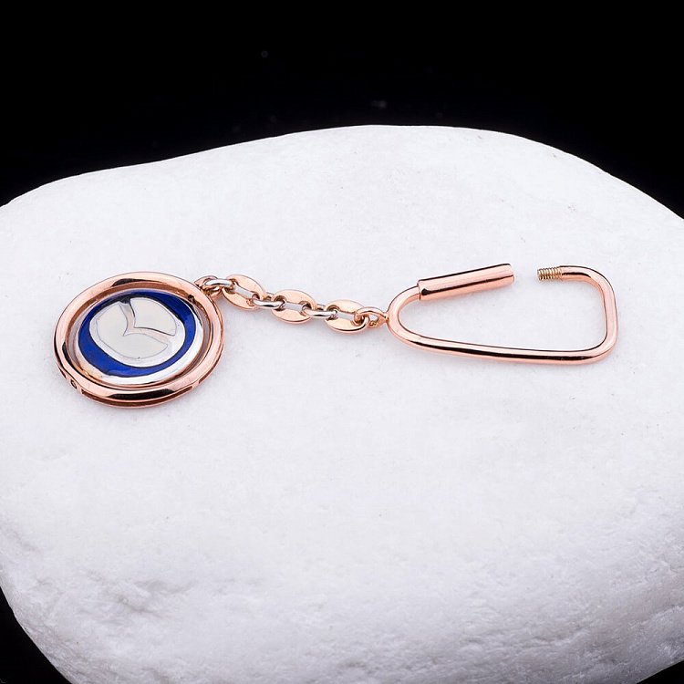 Золотий брелок "Mazda-Мазда" (емаль) бр00005 від ювелірного магазину Онікс - 3