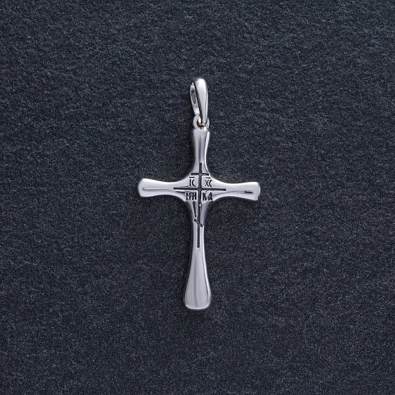 Срібний хрест "Спаси і Збережи" 132979 №3