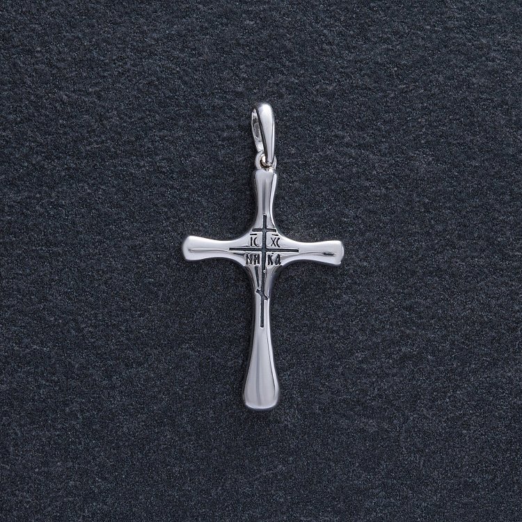 Срібний хрест "Спаси і Збережи" 132979 від ювелірного магазину Онікс - 2