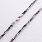 Серебряная цепочка с чернением (плетение колос) чс10543 от ювелирного магазина Оникс