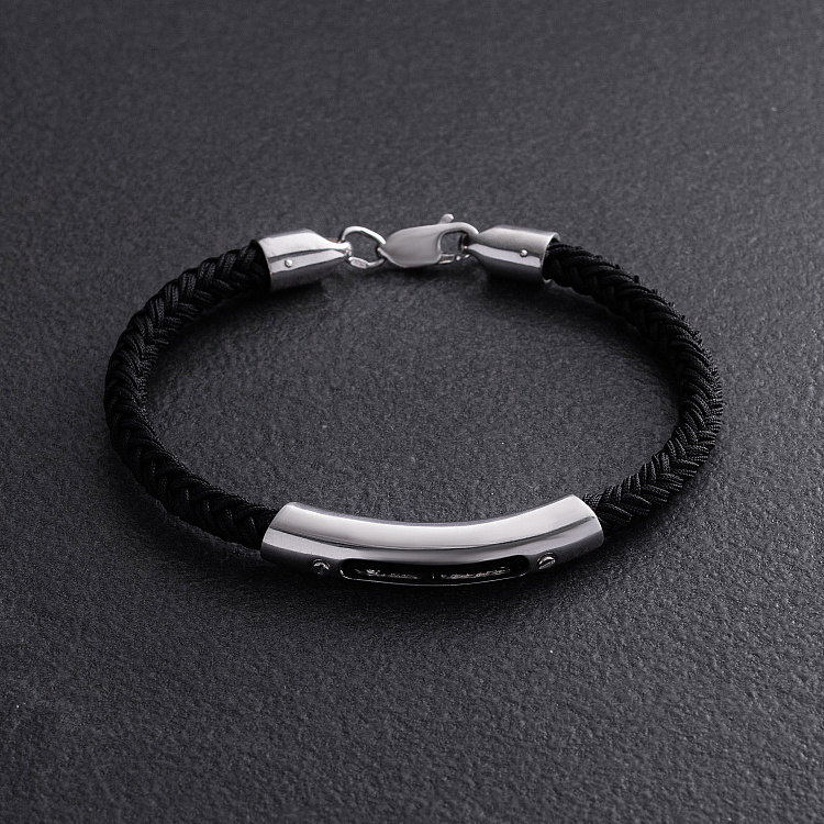 Чоловічий срібний браслет 905-01134ч від ювелірного магазину Онікс - 3