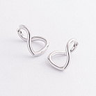 Срібні сережки "Lia" 7259 от ювелирного магазина Оникс - 1