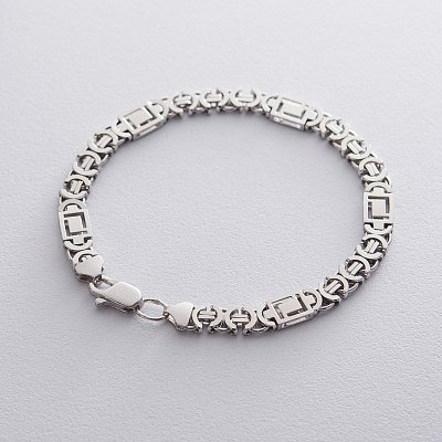 Мужской серебряный браслет (Евро Версаче 0.75 см) р0217012