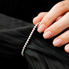 Браслет Теніс у білому золоті з білими діамантами бб0050sm от ювелирного магазина Оникс - 3