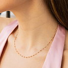 Колье "Шарики" (красное золото) кол02604 от ювелирного магазина Оникс - 3