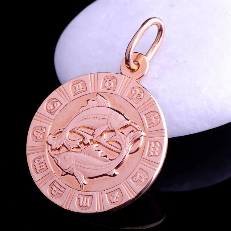 Підвіска "Знаки зодіаку - Риби" п00020рб від ювелірного магазину Онікс