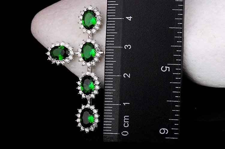 Серебряный крестик (фианиты) 131899 от ювелирного магазина Оникс - 4