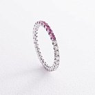 Золотое кольцо с бриллиантами и рубинами кб0469di от ювелирного магазина Оникс