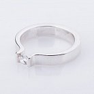 Срібний перстень (фіаніт) 111926 от ювелирного магазина Оникс - 1