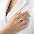 Золотое кольцо с бриллиантами к441 от ювелирного магазина Оникс - 1