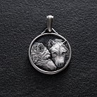 Серебряный кулон "Волчья семья" (возможна гравировка) 133219 от ювелирного магазина Оникс - 7