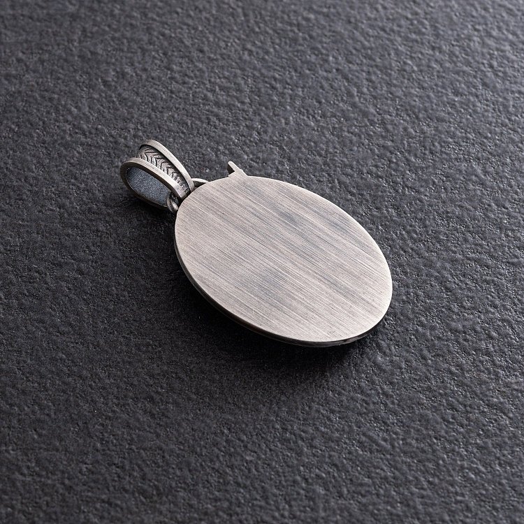 Срібний кулон "Українська захисниця" 1454 від ювелірного магазину Онікс - 5