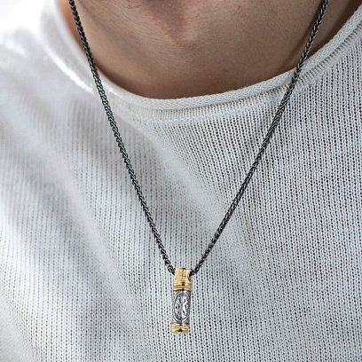 Срібний кулон - мощевик 133071 №2