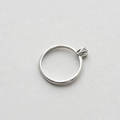 Золота заручальна каблучка (фіаніт) к05981 №5