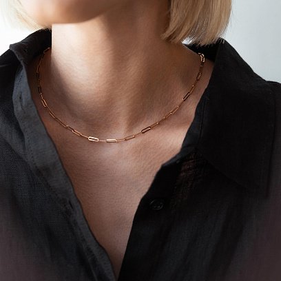 Колье "Ванесса" в красном золоте кол02205 №10