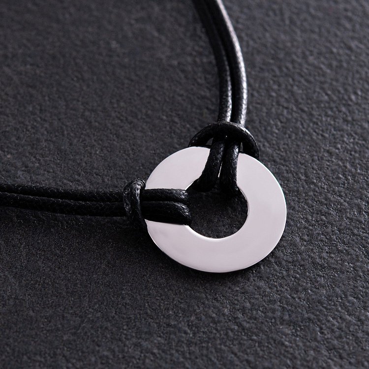 Серебряный браслет (возможна гравировка) 905-01409 от ювелирного магазина Оникс - 2