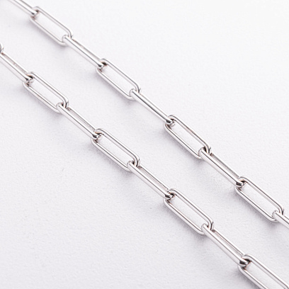 Серебряное колье "Цепочка" 181378 №3