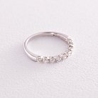 Золотое кольцо с дорожкой камней (бриллианты) кб0439cha от ювелирного магазина Оникс - 2