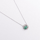 Золоте кольє зі смарагдами і діамантами колб0181ca от ювелирного магазина Оникс - 1