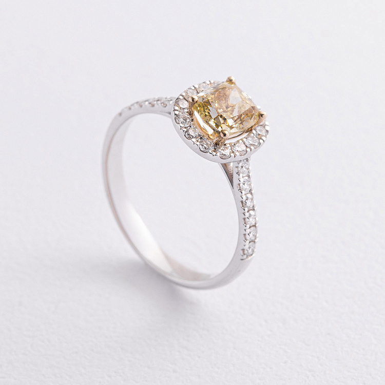 Золотое кольцо с бриллиантами 244631123 от ювелирного магазина Оникс