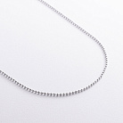Серебряная цепочка Шариковая 15250 от ювелирного магазина Оникс - 1