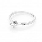 Золотое помолвочное кольцо с бриллиантом кб0122lg от ювелирного магазина Оникс - 1
