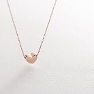 Золоте кольє "Серце" кол01186 от ювелирного магазина Оникс