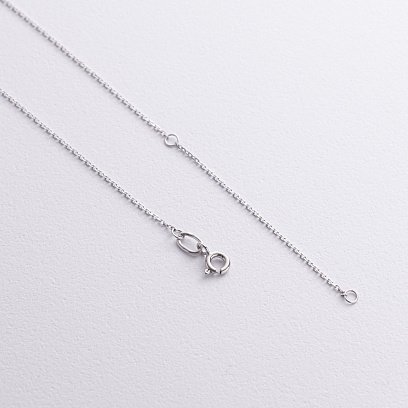 Золоте кольє "Конюшина" з діамантами 741191121 №5