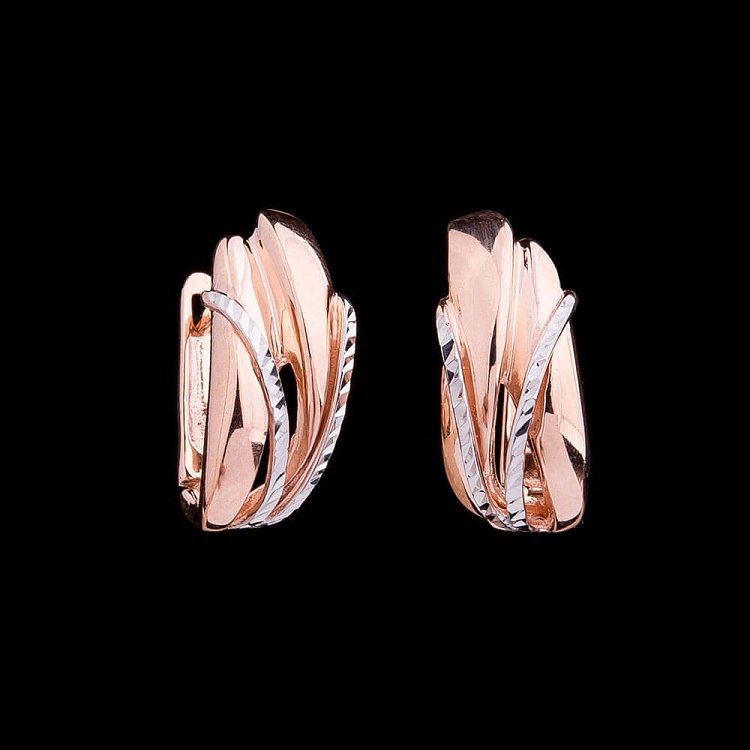 Золоті сережки с03877 від ювелірного магазину Онікс - 1