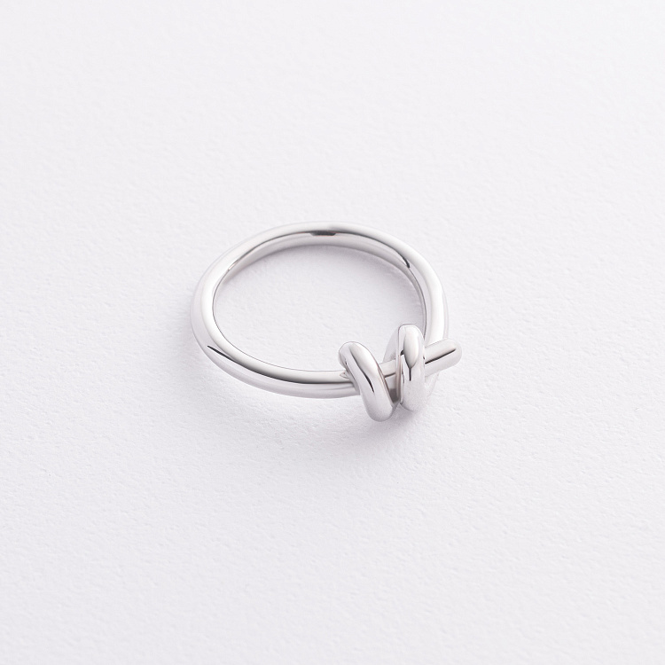 Серебряное кольцо "Узел" 1504 от ювелирного магазина Оникс - 1