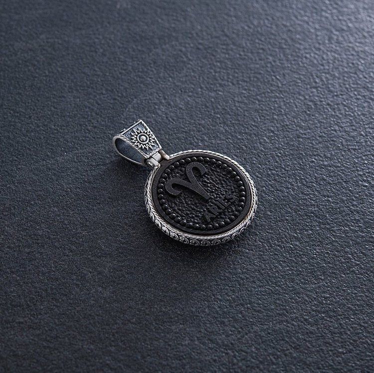 Срібний кулон "Знак зодіаку Овен" з ебеном 1041овен від ювелірного магазину Онікс - 5