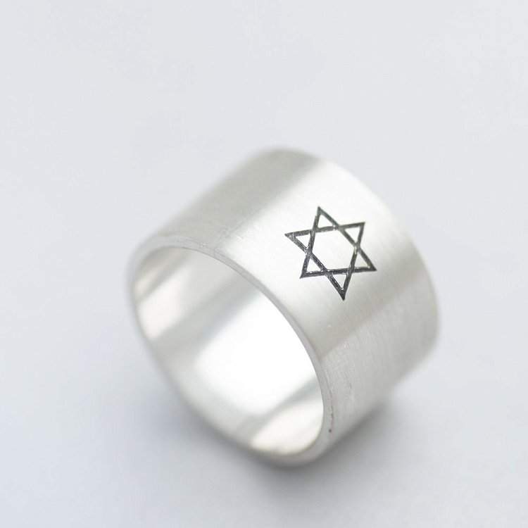 Кольцо "Звезда Давида" 112143zvezdadavida от ювелирного магазина Оникс - 3