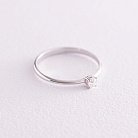 Помолвочное золотое кольцо с бриллиантом 228991121 от ювелирного магазина Оникс - 3